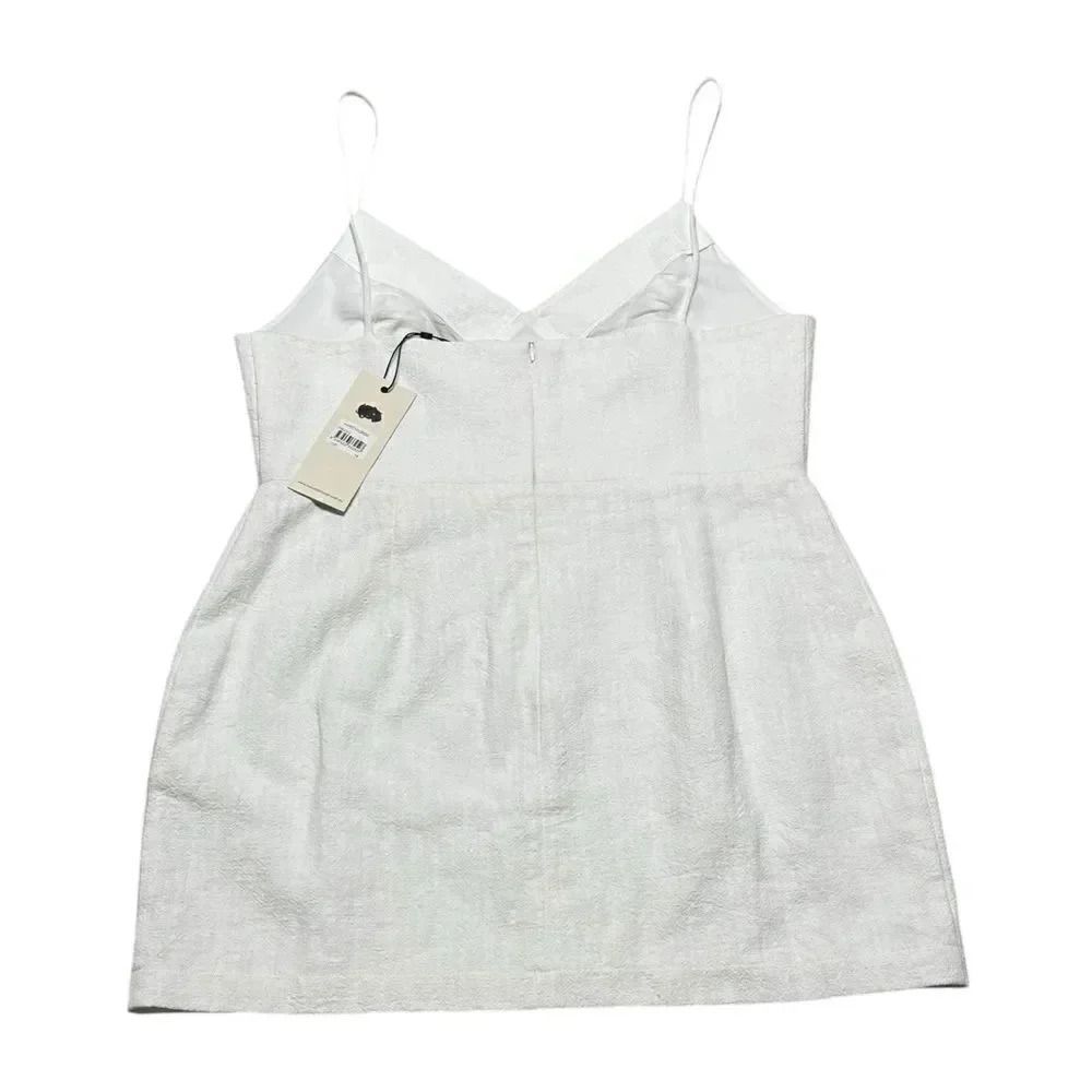 NWT women’s BEC & BRIDGE Harriet ivory cut Mini cotton Dress size 10 - Picture 4 of 11